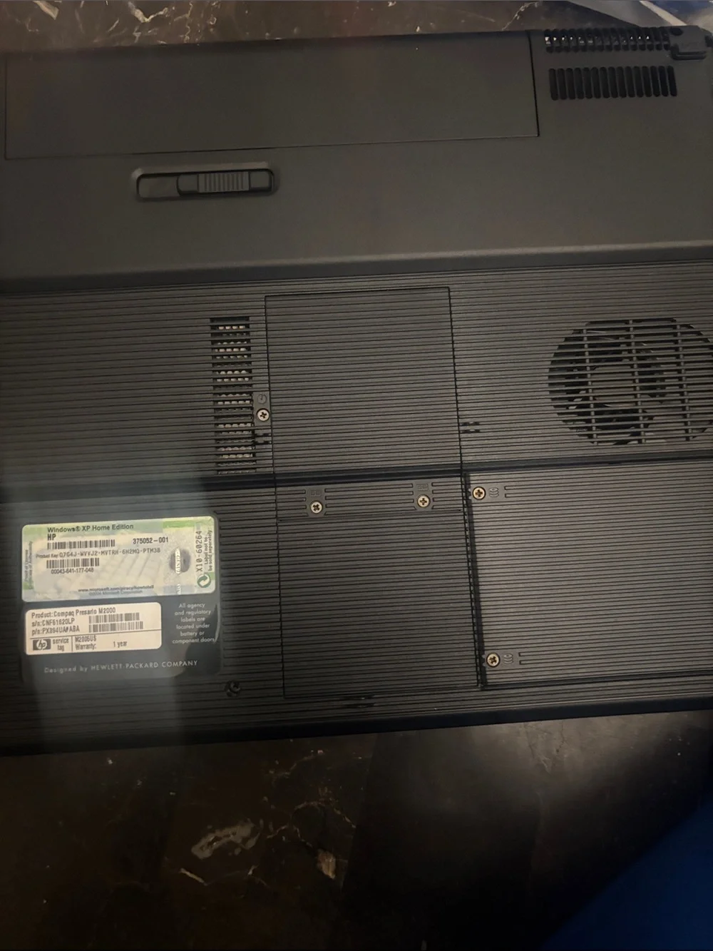 Vintage CompaqPresario M 2000 Black Laptop - Portable Notebook (Black)